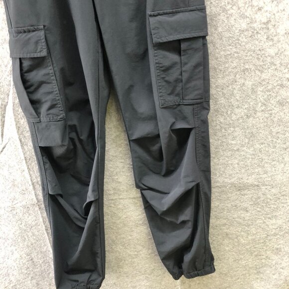Zara Boys 11-12 Cargo Jogger Pants Black Performance Nylon Active - Picture 4 of 7